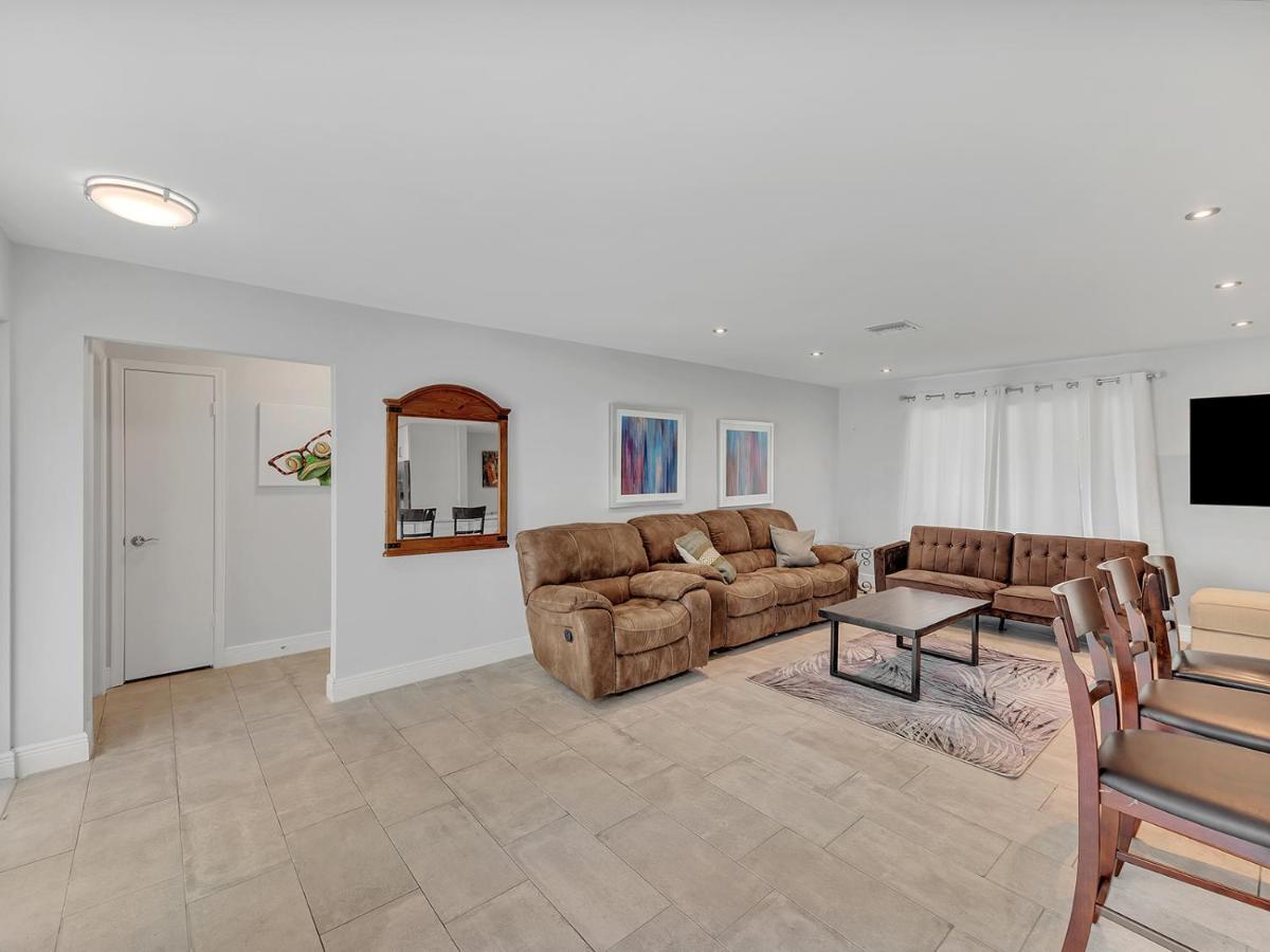 Supervilla - 3Br/2Ba - Pool - Walk To Beach Hollywood Eksteriør billede