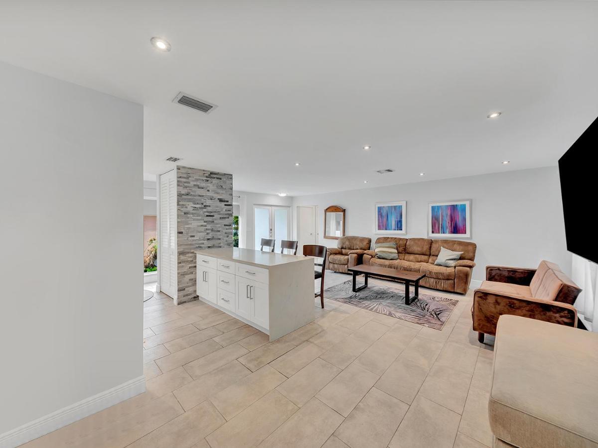 Supervilla - 3Br/2Ba - Pool - Walk To Beach Hollywood Eksteriør billede